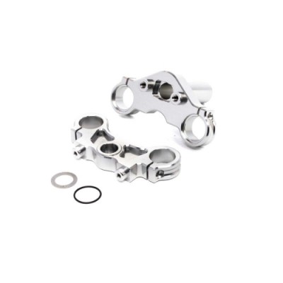 �˾���ũ LOS364006 [TEAM LOSI] Aluminum Triple Clamp Set, Silver: Promoto-MX
