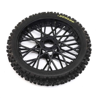 �˾���ũ LOS46004 [TEAM LOSI] Dunlop MX53 Front Tire Mounted, Black: Promoto-MX