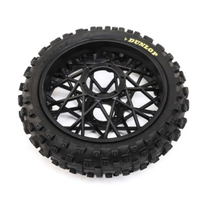 [�˾���ũ] LOS46005 [TEAM LOSI] Dunlop MX53 Rear Tire Mounted, Black: Promoto-MX