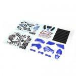 [TEAM LOSI] Blue Plastics with Wraps: Promoto-MX