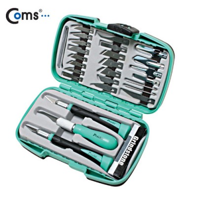 ¾Ë¾¾¹ðÅ© T0715 PROKIT (PD-395A) Ä¿ÅÍÄ® ¼¼Æ®(30pcs), Ä®³¯, º¸°ü ÄÉÀ̽º ,°í¹« ¼ÕÀâÀÌ, Á¤¹Ð, ÀÛ¾÷