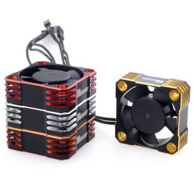 [�˾���ũ] 697175079717 [SURPASS HOBBY] Aluminum 30x30x10 28000RPM Cooling Fan - Black, Silver