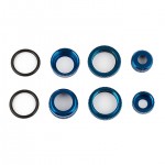 [TEAM ASSOCIATED] AA21556 FT 10mm Shock Caps and Collars, blue aluminum