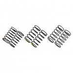 [TEAM ASSOCIATED] AA21557 FT 10mm Front Spring Set. Green 8.0, black 7.5, yellow 7.25.