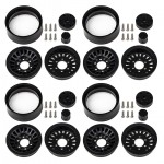 [TEAM ASSOCIATED] AA42112 Enduro Urbine Wheels, 1.55, black