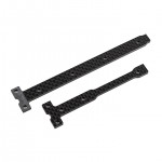 [TEAM ASSOCIATED] AA92365 RC10B74.2 FT Carbon Fiber Stiff Chassis Brace Support Set, 2.5mm