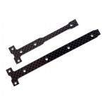 [TEAM ASSOCIATED] AA92284 RC10B74.1 Carbon Fiber Chassis Brace Support Set, 2.0mm