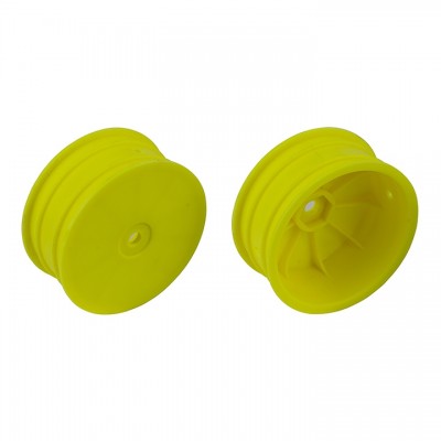 [˾ũ] AA92363 [TEAM ASSOCIATED] AA92363 4WD Front Wheels, 2.2, 12mm hex, 1.5mm, fluorescent yellow
