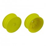 [TEAM ASSOCIATED] AA92363 4WD Front Wheels, 2.2, 12mm hex, 1.5mm, fluorescent yellow