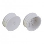 [TEAM ASSOCIATED] AA92362 4WD Front Wheels, 2.2, 12mm hex, 1.5mm, white