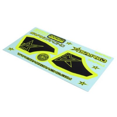 [˾ũ] F89005-YGOP [SPARKO] Wing Sticker-Yellow for Optional