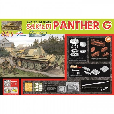 [˾ũ] BD6602 [Dragon] BD6602 1/35 Sd.kfz.171 Panther G w/Magic Tracks & Aluminum Gun Barrel,3D parts