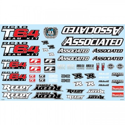 [˾ũ] AA71179 [TEAM ASSOCIATED] AA71179 RC10T6.4 Decal Sheet