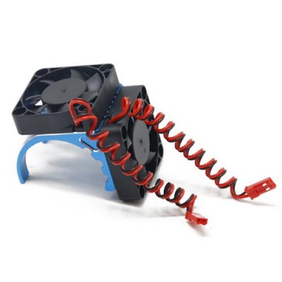 [˾ũ] DTEF02008C [DETAILS TECH] 42mm Motor Dual Cooling Fan (Blue)