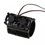 [DETAILS TECH] Aluminum Motor Cooling Double-Fan 41-43mm Black