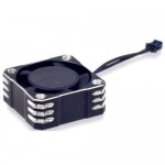 [DETAILS TECH] Aluminium 25x25 Fan for ESC Small Plug (32000RPM/8.4V/0.52A) Silver