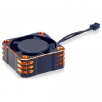 [DETAILS TECH] Aluminium 25x25 Fan for ESC Small Plug (32000RPM/8.4V/0.52A) Orange