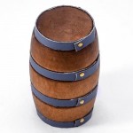 [DETAILS TECH] Mini Wooden Red Barrel Cellar Decorations (51x27mm)