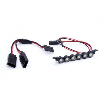 [˾ũ] DTTRX4M036 [DETAILS TECH] Roof Round Light Bar 60mm for 1/18 TRX-4M Ford Bronco