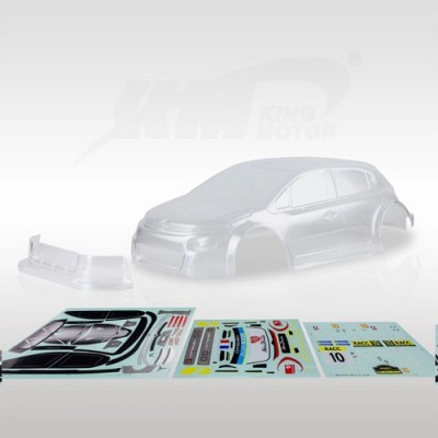�˾���ũ E8406 [Traction Hobby] C3 Clear Body With Abu Sticker (Km WRC C3 ) �ƺδٺ� �ٵ�