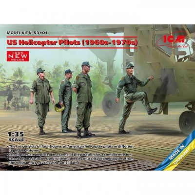 [˾ũ] BICM53101 [ICM] BICM53101 1/35 US Helicopter Pilots 1960s-1970s