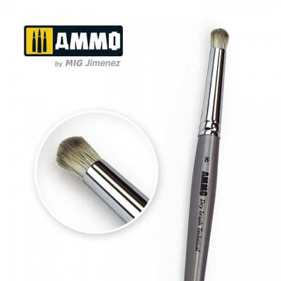 [˾ũ] CG8703 [MIG AMMO] CG8703 8 AMMO Drybrush Technical Brush
