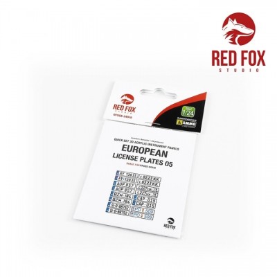 [˾ũ] CGRFSQS-24018 [Red Fox] CGRFSQS-24018 1/24 European License Plates 05