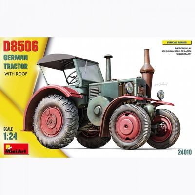 [˾ũ] BE24010 [Miniart] BE24010 1/24 German Tractor D8506 w/Roof