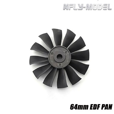 ¾Ë¾¾¹ðÅ© XFly Galaxy 64mm Single Fan 12-Bladed - 64mm ´öƼƮ ºê·¹À̵å