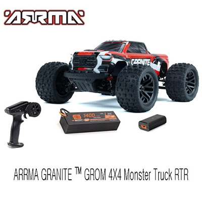 [˾ũ] ARA2102T2 [ARRMA] 1/18 ׷ ׷ ް 380 귯õ 4X4 Ʈ RTR -  