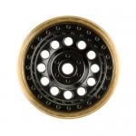 [PROLINE-RACING] 1/24 Rock Shooter Brass F/R 1.0inch 7mm Crawler Wheels (2) Black