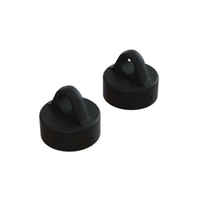 [˾ũ] ARA330768 [ARRMA] ARA330768 Aluminum Shock Cap, Black (2)