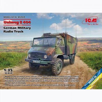[˾ũ] BICM35137 [ICM] BICM35137 1/35 Unimog S404 German Military Radio Truck