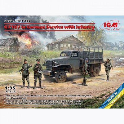 [˾ũ] BICM35588 [ICM] BICM35588 1/35 G7107 in German Service with infantry