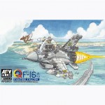 [AFV CLUB] BFQ005 Deformation Air Plane Series F-16 Fighting Falcon