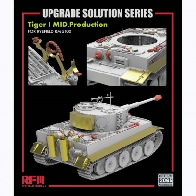 [˾ũ] CRM2065 [RFM] CRM2065 1/35 Upgrade set for 5100 Tiger I MID.Production (for Rye Field Model) -  
