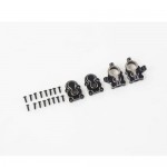 [ROC HOBBY] FXC24 PORTAL AXLE COVER SET BLACK