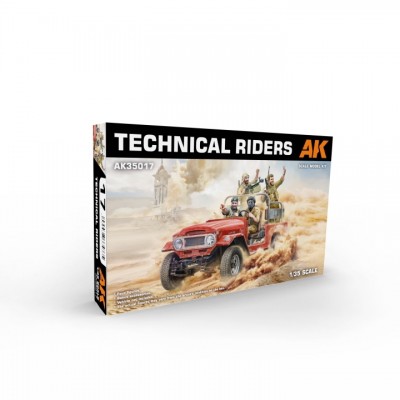 [˾ũ] CAK35017 [AK interactive] CAK35017 1/35 TECHNICAL RIDERS -  