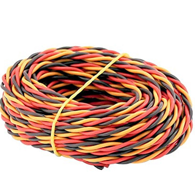 [˾ũ] AM-1302 [AMASS]  弱 1M ( Ÿ //) - Twisted, R/B/Y (22AWG/0.08*60 x  1M)