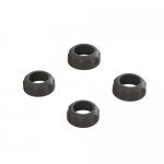 [ARRMA] ARA330828 Shock Cap (4): 4X4, Black