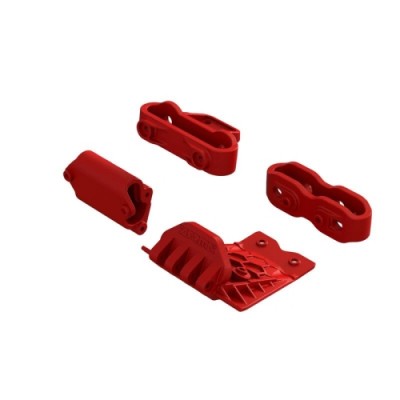[˾ũ] ARA320777 [ARRMA] ARA320777 Lower Skid And Bumper Mount Set, Red