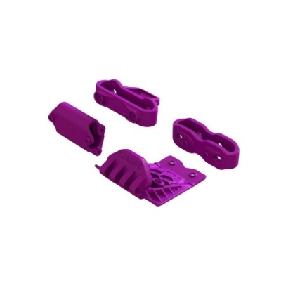 ˾ũ ARA320769 [ARRMA] ARA320769 Lower Skid And Bumper Mount Set, Purple