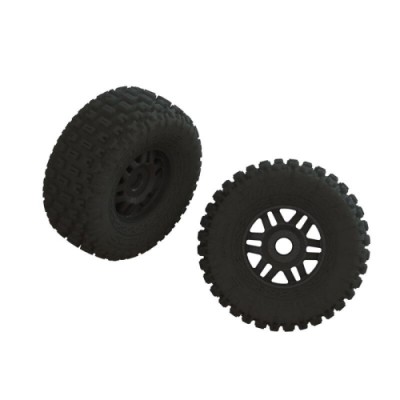�˾���ũ ARA550110 [ARRMA] ARA550110 dBoots FORTRESS LP Tire Set Glued Black (2)