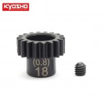 [KYOSHO] Steel Pinion Gear (18T/0.8M/��5.0)