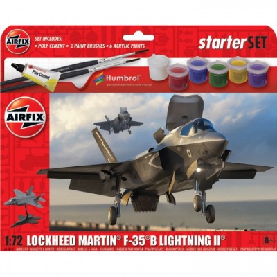 [˾ũ] BB55010 [Airfix] BB55010 1/72 Starter Set - Lockheed Martin F-35B Lightning II