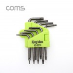 Coms �� L��ġ ��Ʈ 8pcs (T5/T6/T7/T8/T9/T10/T15/T20) ����ġ star wrench