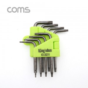 Coms �� L��ġ ��Ʈ 8pcs (T5/T6/T7/T8/T9/T10/T15/T20) ����ġ star wrench