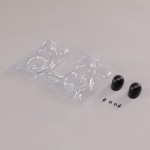 [TEAM LOSI] Interior Set with Helmets, Clear: 1/10 Baja Rey 2.0