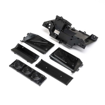˾ũ LOS231109 [TEAM LOSI] Rear Bulkhead, Fan Panel & Mud Guard: 1/10 Baja Rey 2.0