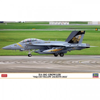 [˾ũ] BH02461 [Hasegawa] BH02461 1/72 EA-18G Growler VAQ-138 Yellow Jacket 2022